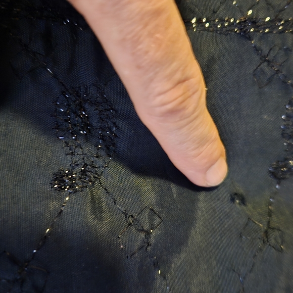 Free People 90s VINTAGE size 3 black midi skirt - Picture 11 of 11